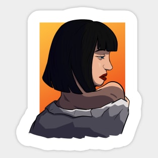 Mia Wallace Sticker